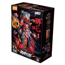 BLOKS 85003 non  BỘ ĐỒ CHIẾN ĐẤU CV-03 NEZHA LI ZITAI bộ đồ chơi xếp lắp ráp ghép mô hình