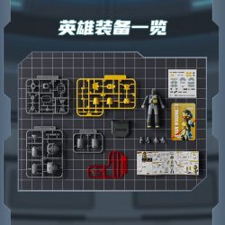 BLOKS 85001 non  CV-01 TRẬN ĐỒ TÔN NGỘ KHÔNG THÁNH bộ đồ chơi xếp lắp ráp ghép mô hình