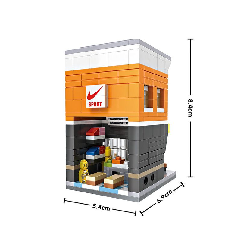 LOZ 1604 non  CỬA HÀNG QUẦN ÁO THỂ THAO MINI STREET VIEW bộ đồ chơi xếp lắp ráp ghép mô hình Mini Modular Đường Phố Thu Nhỏ 316 khối LOZ 1604 non  CỬA HÀNG QUẦN ÁO THỂ THAO MINI STREET VIEW bộ đồ chơi xếp lắp ráp ghép mô hình Mini Modular Đường Phố Thu Nhỏ 316 khối