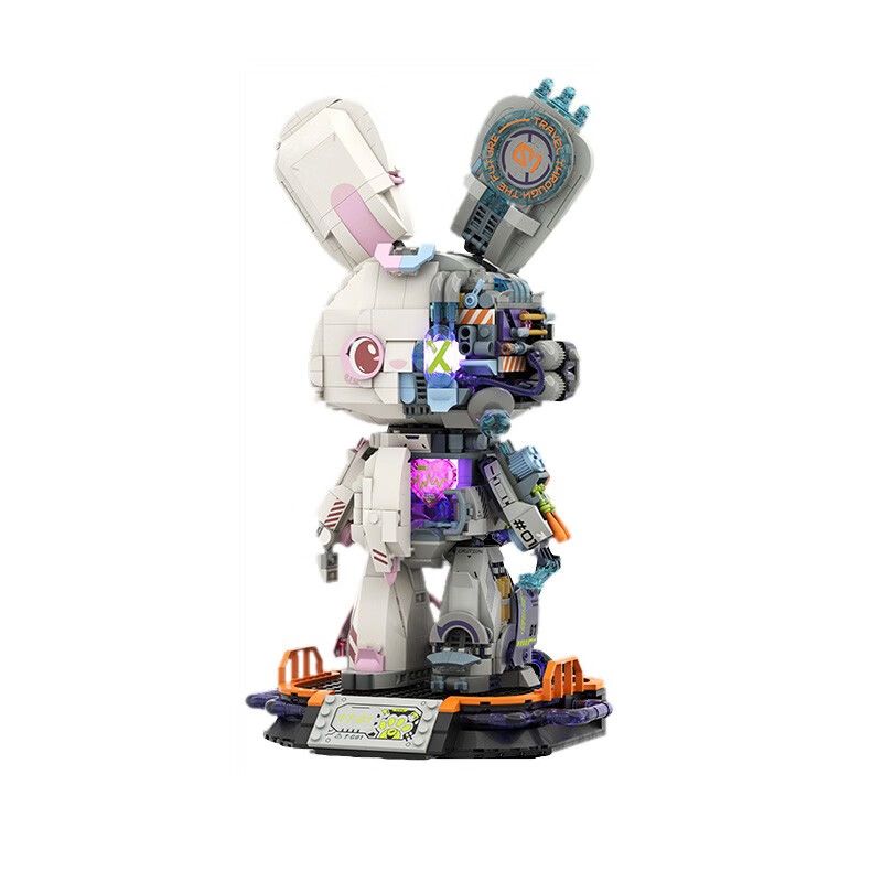 TOP TOY TC1801 1801 non  THỎ PHÁ CÁCH PHỐI CẢNH THÁO DỠ NỬA NGƯỜI TRONG TƯƠNG LAI bộ đồ chơi xếp lắp ráp ghép mô hình Creator Sáng Tạo 1000 khối