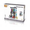LOZ 1603 non  CỬA HÀNG ĐIỆN THOẠI DI ĐỘNG MINI STREET VIEW bộ đồ chơi xếp lắp ráp ghép mô hình Mini Modular Đường Phố Thu Nhỏ 301 khối
