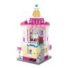 LOZ 1636 non  CỬA HÀNG ÁO CƯỚI MINI STREET VIEW bộ đồ chơi xếp lắp ráp ghép mô hình Mini Modular Đường Phố Thu Nhỏ 465 khối