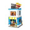 LOZ 1635 non  RẠP CHIẾU PHIM MINI STREET VIEW bộ đồ chơi xếp lắp ráp ghép mô hình Mini Modular Đường Phố Thu Nhỏ 336 khối