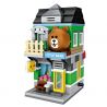 LOZ 1630 non  CẢNH ĐƯỜNG PHỐ THEO CHỦ ĐỀ HOẠT HÌNH CỬA HÀNG GẤU bộ đồ chơi xếp lắp ráp ghép mô hình Modular Buildings Mô Hình Nhà Cửa 431 khối