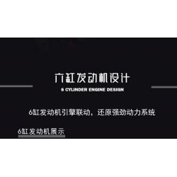 PANBO 7701 non  SIÊU XE MÔ HÌNH PORSCHE tỷ lệ 1:8 bộ đồ chơi xếp lắp ráp ghép mô hình PORSCHE CAYMAN TURBO 2868 khối