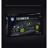 PANBO 7701 non  SIÊU XE MÔ HÌNH PORSCHE tỷ lệ 1:8 bộ đồ chơi xếp lắp ráp ghép mô hình PORSCHE CAYMAN TURBO 2868 khối