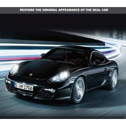 PANBO 7701 non  SIÊU XE MÔ HÌNH PORSCHE tỷ lệ 1:8 bộ đồ chơi xếp lắp ráp ghép mô hình PORSCHE CAYMAN TURBO 2868 khối