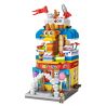 LOZ 1643 non  CỬA HÀNG ĐỒ CHƠI MINI STREET VIEW bộ đồ chơi xếp lắp ráp ghép mô hình Mini Modular Đường Phố Thu Nhỏ 414 khối