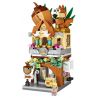LOZ 1641 non  CỬA HÀNG HẠT DẺ MINI STREET VIEW bộ đồ chơi xếp lắp ráp ghép mô hình Mini Modular Đường Phố Thu Nhỏ 385 khối