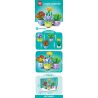 GAOMISI T1040A 1040A non  4 LOẠI MỌNG NƯỚC bộ đồ chơi xếp lắp ráp ghép mô hình FLOWER WORKSHOP SUCCULENT PLANT 485 khối