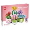 GAOMISI T1041 1041 non  4 LOẠI MỌNG NƯỚC bộ đồ chơi xếp lắp ráp ghép mô hình FLOWER WORKSHOP SUCCULENT PLANT 482 khối