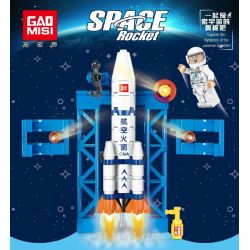 GAOMISI T1010 1010 non  TÊN LỬA VŨ TRỤ TÀU bộ đồ chơi xếp lắp ráp ghép mô hình Space SPACE ROCKET Thám Hiểm Không Gian 236 khối