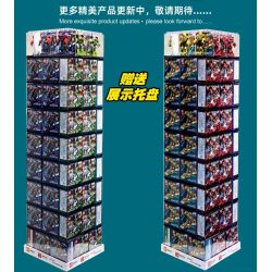 GAOMISI T1045 1045 non  CHIẾN BINH RỰC LỬA PHANTOM VANGUARD VUA ONG BẮP CÀY SKYLIFTER bộ đồ chơi xếp lắp ráp ghép mô hình Creator WARRIOR SUPER SOLDIER Sáng Tạo 621 khối