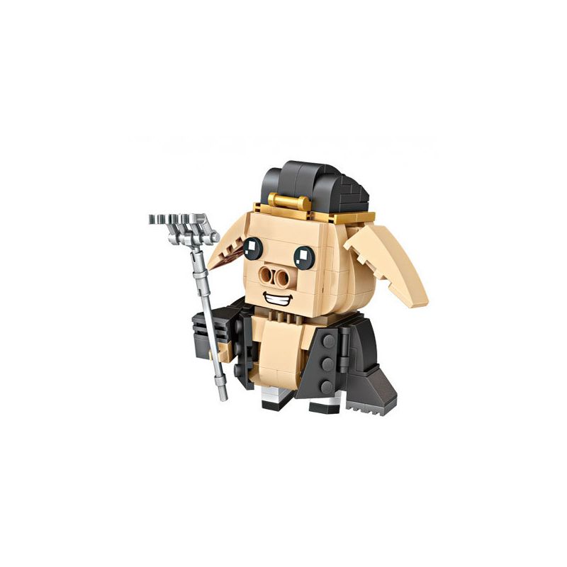 LOZ 1442 non  BÁT GIỚI bộ đồ chơi xếp lắp ráp ghép mô hình Brickheadz Nhân Vật Đầu To 194 khối