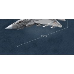 Enlighten 23017 Qman 23017 non  TIÊM KÍCH TÀNG HÌNH TRÊN TÀU SÂN BAY J-35 tỷ lệ 1:26 bộ đồ chơi xếp lắp ráp ghép mô hình Military Army Quân Sự Bộ Đội 2637 khối