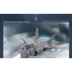 Enlighten 23017 Qman 23017 non  TIÊM KÍCH TÀNG HÌNH TRÊN TÀU SÂN BAY J-35 tỷ lệ 1:26 bộ đồ chơi xếp lắp ráp ghép mô hình Military Army Quân Sự Bộ Đội 2637 khối