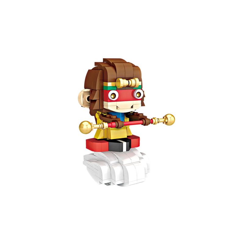 LOZ 1440 non Lego NGỘ KHÔNG bộ đồ chơi xếp lắp ráp ghép mô hình Brickheadz Nhân Vật Đầu To 223 khối