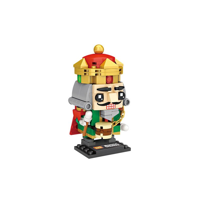 LOZ 1465 non Lego VUA QUẢ ÓC CHÓ bộ đồ chơi xếp lắp ráp ghép mô hình Brickheadz Nhân Vật Đầu To 193 khối