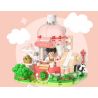 WEKKI 506050 non  QUÁN TRÀ SỮA SHIN GENKI bộ đồ chơi xếp lắp ráp ghép mô hình SO VITALITY MILKTEA SHOP 383 khối