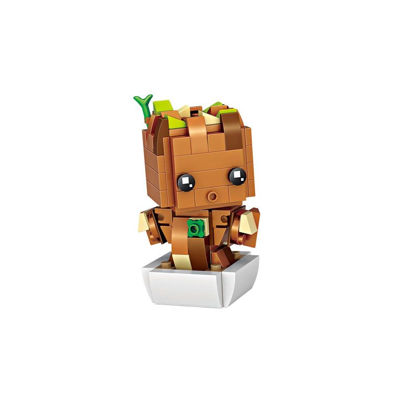 LOZ 1438 non  GROOT bộ đồ chơi xếp lắp ráp ghép mô hình Marvel Super Heroes Siêu Anh Hùng Marvel 137 khối