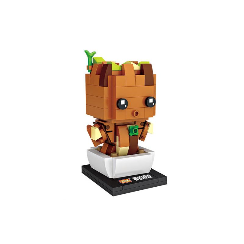 LOZ 1438 non  GROOT bộ đồ chơi xếp lắp ráp ghép mô hình Marvel Super Heroes Siêu Anh Hùng Marvel 137 khối