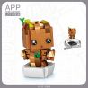LOZ 1438 non  GROOT bộ đồ chơi xếp lắp ráp ghép mô hình Marvel Super Heroes Siêu Anh Hùng Marvel 137 khối
