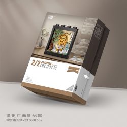 LOZ 1906 non  HỔ DỄ THƯƠNG XUỐNG NÚI bộ đồ chơi xếp lắp ráp ghép mô hình Arts & Crafts 1329 khối