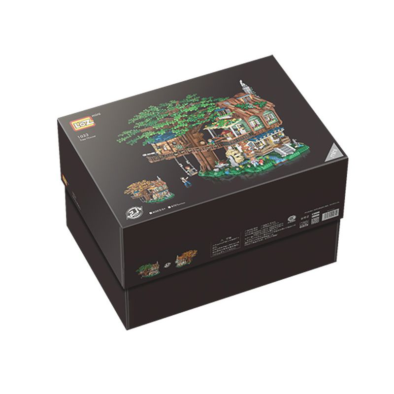 LOZ 1033 non  NHÀ TRÊN CÂY bộ đồ chơi xếp lắp ráp ghép mô hình Creator Expert Chuyên Gia Sáng Tạo 4761 khối