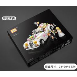 LOZ 1119 non  XE CƯỚI bộ đồ chơi xếp lắp ráp ghép mô hình Creator Sáng Tạo 676 khối