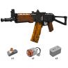 MouldKing 14020 Mould King 14020 non  SÚNG TRƯỜNG TẤN CÔNG AK47 bộ đồ chơi xếp lắp ráp ghép mô hình Gun AK-47 ASSAULT RIFLE 1418 khối