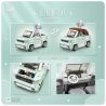 LOZ 1132 non  XE MUI TRẦN CỠ NHỎ tỷ lệ 1:20 bộ đồ chơi xếp lắp ráp ghép mô hình Creator Sáng Tạo 779 khối