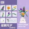 LOZ 1672 non  HOA CHIÊU NGUYỆT bộ đồ chơi xếp lắp ráp ghép mô hình Flowers ETERNAL FLOWERS II 534 khối