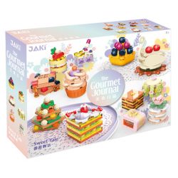 JAKI JK5630 5630 non  NHẬT KÝ THỰC PHẨM bộ đồ chơi xếp lắp ráp ghép mô hình SWEET TALE THE GOURMET JOURNAL