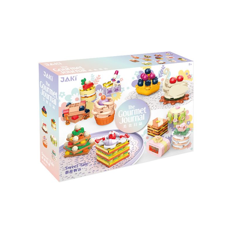 JAKI JK5630 5630 non  NHẬT KÝ THỰC PHẨM bộ đồ chơi xếp lắp ráp ghép mô hình SWEET TALE THE GOURMET JOURNAL