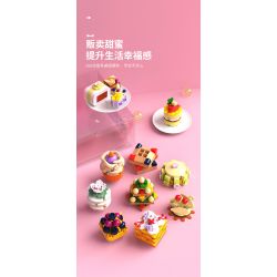 JAKI JK5630 5630 non  NHẬT KÝ THỰC PHẨM bộ đồ chơi xếp lắp ráp ghép mô hình SWEET TALE THE GOURMET JOURNAL