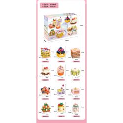 JAKI JK5630 5630 non  NHẬT KÝ THỰC PHẨM bộ đồ chơi xếp lắp ráp ghép mô hình SWEET TALE THE GOURMET JOURNAL