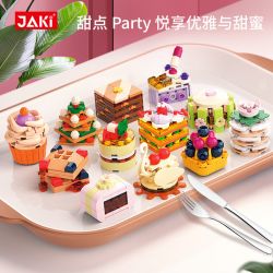 JAKI JK5630 5630 non  NHẬT KÝ THỰC PHẨM bộ đồ chơi xếp lắp ráp ghép mô hình SWEET TALE THE GOURMET JOURNAL