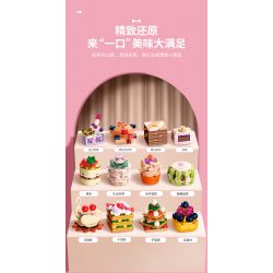 JAKI JK5630 5630 non  NHẬT KÝ THỰC PHẨM bộ đồ chơi xếp lắp ráp ghép mô hình SWEET TALE THE GOURMET JOURNAL