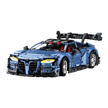 JAKI JK9058 9058 non  XE THỂ THAO M4 THUNDER EDITION tỷ lệ 1:10 bộ đồ chơi xếp lắp ráp ghép mô hình Racing RACING THUNDER Cuộc Đua 2280 khối