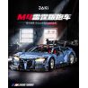JAKI JK9058 9058 non  XE THỂ THAO M4 THUNDER EDITION tỷ lệ 1:10 bộ đồ chơi xếp lắp ráp ghép mô hình Racing RACING THUNDER Cuộc Đua 2280 khối