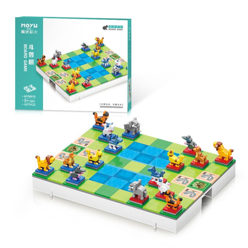 MOYU BLOCK MY96010 96010 non Lego CỜ VUA CHIẾN ĐẤU bộ đồ chơi xếp lắp ráp ghép mô hình Board Games 1877 khối