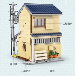 CADA DOUBLEE C66010 66010 non  QUÁN TRÀ PHONG CÁCH NHẬT BẢN bộ đồ chơi xếp lắp ráp ghép mô hình Modular Buildings Mô Hình Nhà Cửa 1200 khối CADA DOUBLEE C66010 66010 non  QUÁN TRÀ PHONG CÁCH NHẬT BẢN bộ đồ chơi xếp lắp ráp ghép mô hình Modular Buildings Mô Hình Nhà Cửa 1200 khối