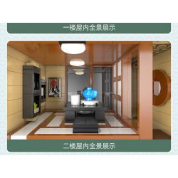 CADA DOUBLEE C66010 66010 non  QUÁN TRÀ PHONG CÁCH NHẬT BẢN bộ đồ chơi xếp lắp ráp ghép mô hình Modular Buildings Mô Hình Nhà Cửa 1200 khối CADA DOUBLEE C66010 66010 non  QUÁN TRÀ PHONG CÁCH NHẬT BẢN bộ đồ chơi xếp lắp ráp ghép mô hình Modular Buildings Mô Hình Nhà Cửa 1200 khối