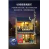 CADA DOUBLEE C66010 66010 non  QUÁN TRÀ PHONG CÁCH NHẬT BẢN bộ đồ chơi xếp lắp ráp ghép mô hình Modular Buildings Mô Hình Nhà Cửa 1200 khối