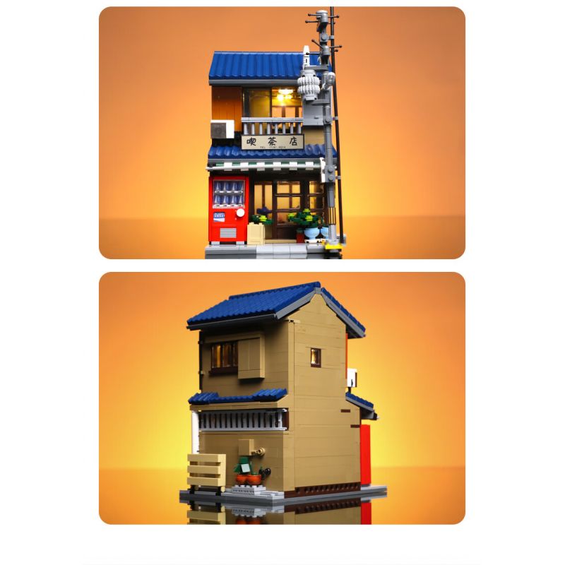 CADA DOUBLEE C66010 66010 non  QUÁN TRÀ PHONG CÁCH NHẬT BẢN bộ đồ chơi xếp lắp ráp ghép mô hình Modular Buildings Mô Hình Nhà Cửa 1200 khối CADA DOUBLEE C66010 66010 non  QUÁN TRÀ PHONG CÁCH NHẬT BẢN bộ đồ chơi xếp lắp ráp ghép mô hình Modular Buildings Mô Hình Nhà Cửa 1200 khối