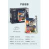CADA DOUBLEE C66010 66010 non  QUÁN TRÀ PHONG CÁCH NHẬT BẢN bộ đồ chơi xếp lắp ráp ghép mô hình Modular Buildings Mô Hình Nhà Cửa 1200 khối