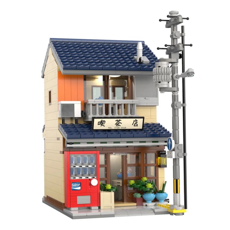 CADA DOUBLEE C66010 66010 non  QUÁN TRÀ PHONG CÁCH NHẬT BẢN bộ đồ chơi xếp lắp ráp ghép mô hình Modular Buildings Mô Hình Nhà Cửa 1200 khối CADA DOUBLEE C66010 66010 non  QUÁN TRÀ PHONG CÁCH NHẬT BẢN bộ đồ chơi xếp lắp ráp ghép mô hình Modular Buildings Mô Hình Nhà Cửa 1200 khối