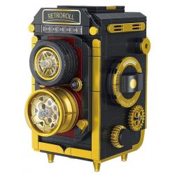 INBRIXX 882003 non  MÁY ???NH PHẢN XẠ KÉP bộ đồ chơi xếp lắp ráp ghép mô hình CAMERA TWIN-LENS REFLEX 544 khối