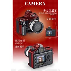 INBRIXX 882002 non  MÁY ẢNH SLR KỸ THUẬT SỐ bộ đồ chơi xếp lắp ráp ghép mô hình CAMERA 574 khối