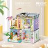 WEIGHT 2079 non  BẠCH HOA TIỂU TRÚC bộ đồ chơi xếp lắp ráp ghép mô hình Modular Buildings MOONLIGHT Mô Hình Nhà Cửa 2527 khối